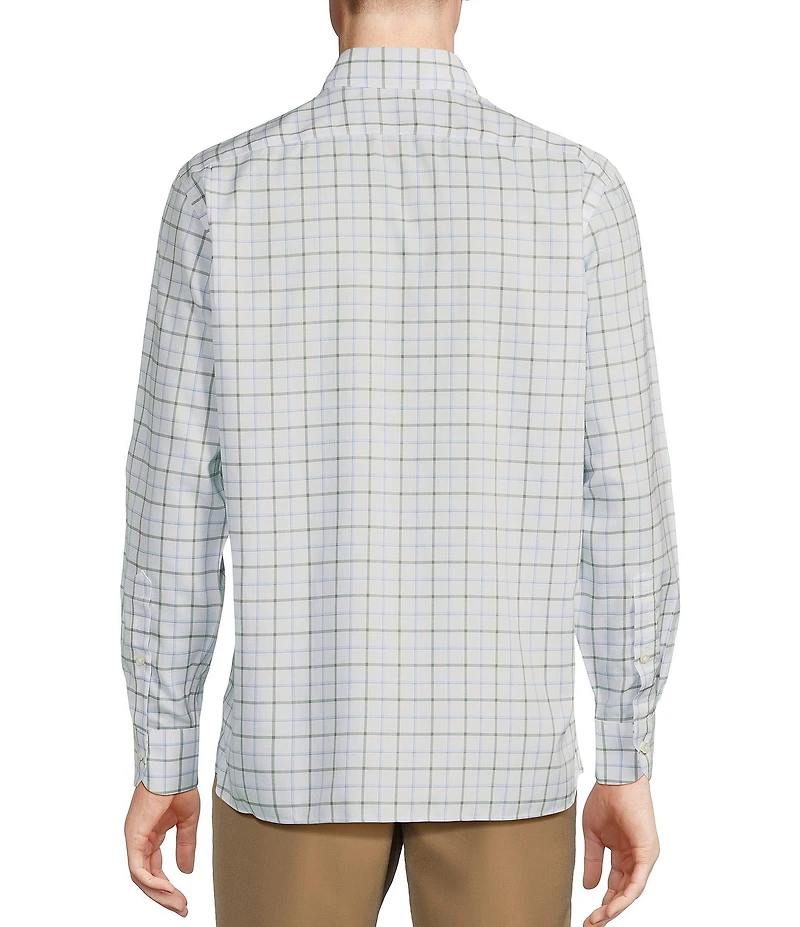 Daniel Cremieux Signature Label Non-iron Checkered Oxford Long Sleeve Woven Shirt