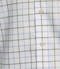 Daniel Cremieux Signature Label Non-iron Checkered Oxford Long Sleeve Woven Shirt