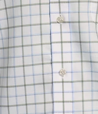 Daniel Cremieux Signature Label Non-iron Checkered Oxford Long Sleeve Woven Shirt
