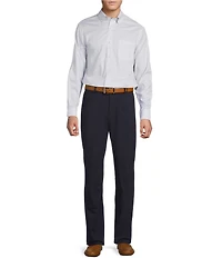 Daniel Cremieux Signature Label Non-Iron Diamond Geometric Oxford Long Sleeve Woven Shirt