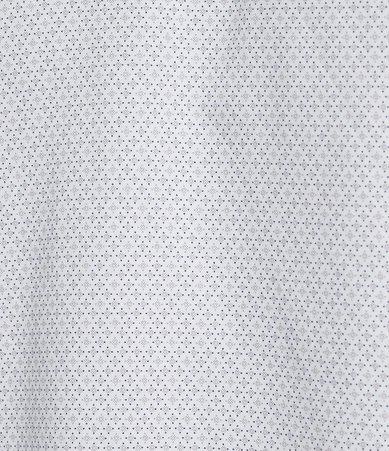Daniel Cremieux Signature Label Non-Iron Diamond Geometric Oxford Long Sleeve Woven Shirt
