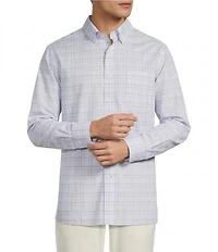 Daniel Cremieux Signature Label Non-Iron Glen Plaid Long Sleeve Woven Shirt