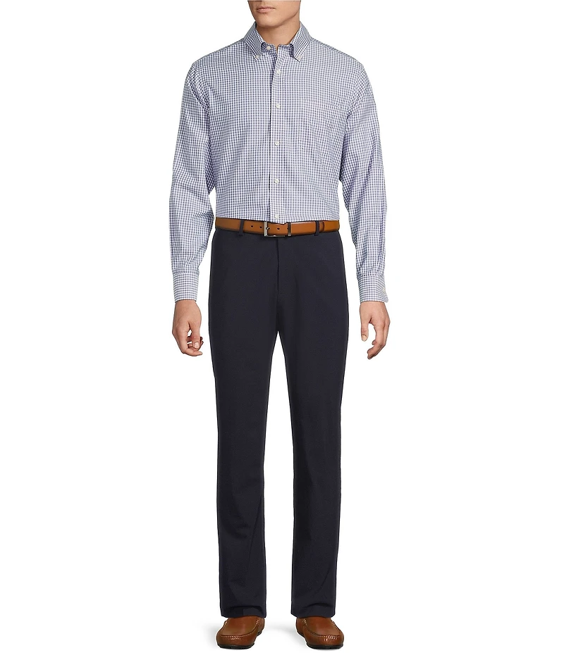 Daniel Cremieux Signature Label Non-Iron Houndstooth Long Sleeve Woven Shirt