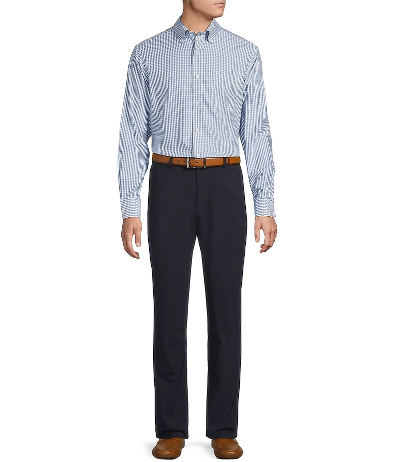 Daniel Cremieux Signature Label Non-Iron Houndstooth Long Sleeve Woven Shirt