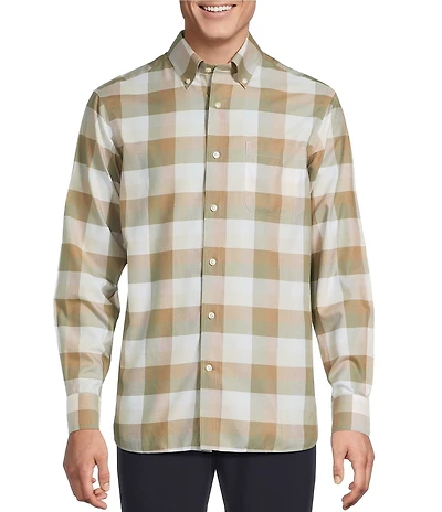 Daniel Cremieux Signature Label Non-Iron Large Check Long Sleeve Woven Shirt