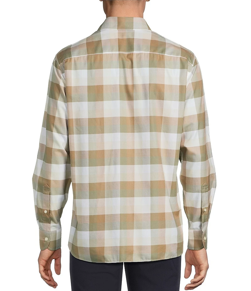 Daniel Cremieux Signature Label Non-Iron Large Check Long Sleeve Woven Shirt