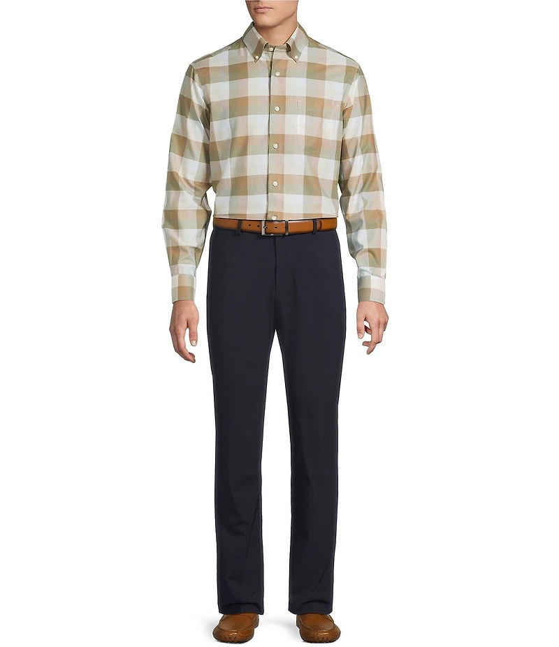 Daniel Cremieux Signature Label Non-Iron Large Check Long Sleeve Woven Shirt