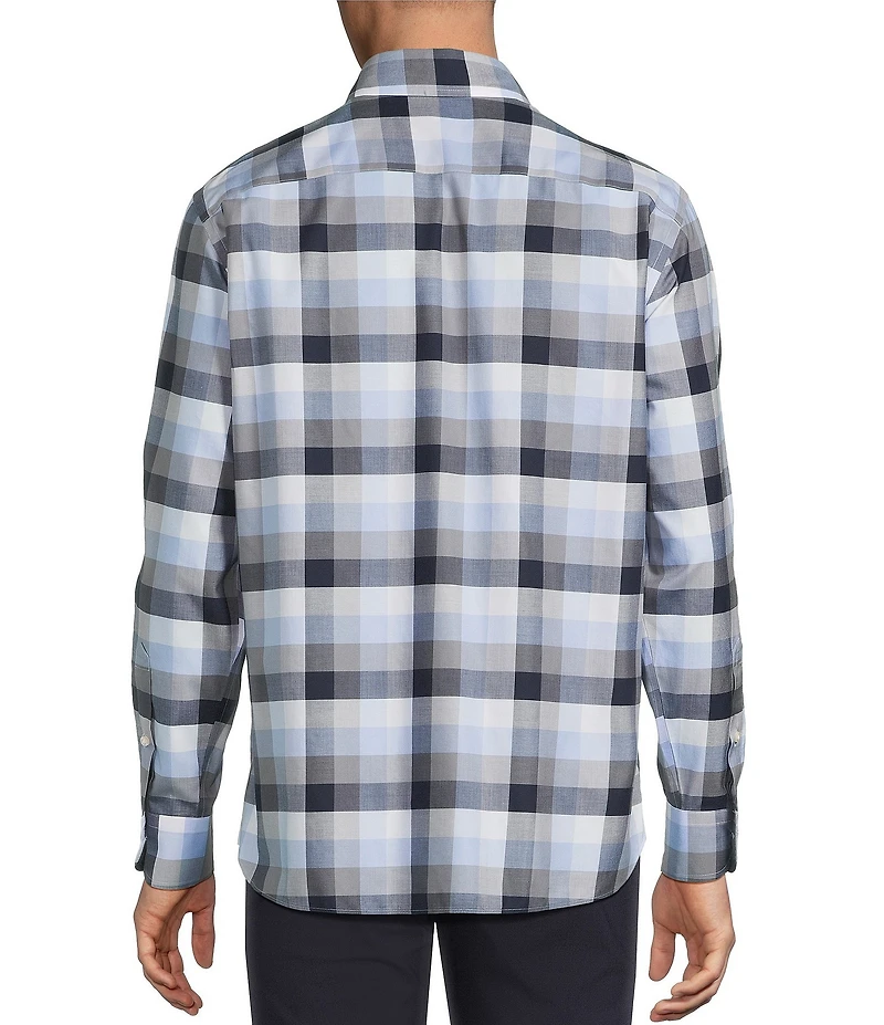 Daniel Cremieux Signature Label Non-Iron Large Check Long Sleeve Woven Shirt