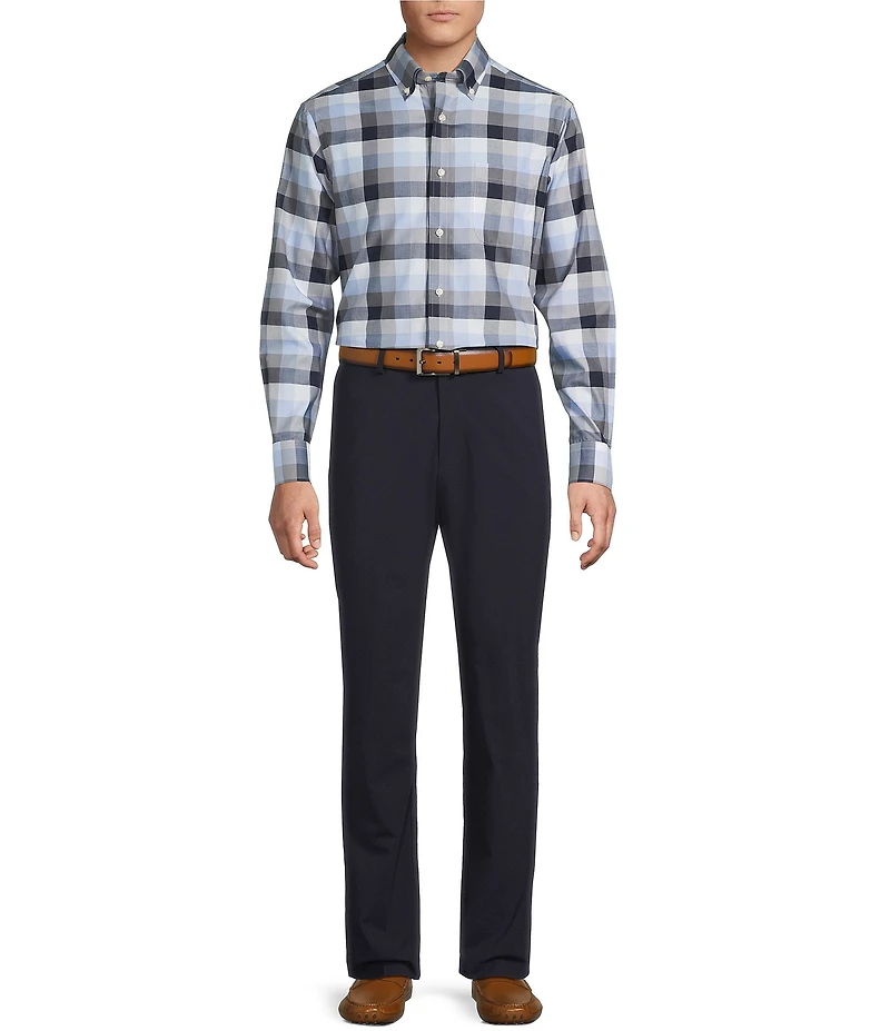 Daniel Cremieux Signature Label Non-Iron Large Check Long Sleeve Woven Shirt
