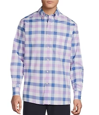 Daniel Cremieux Signature Label Non-Iron Large Plaid Long Sleeve Woven Shirt