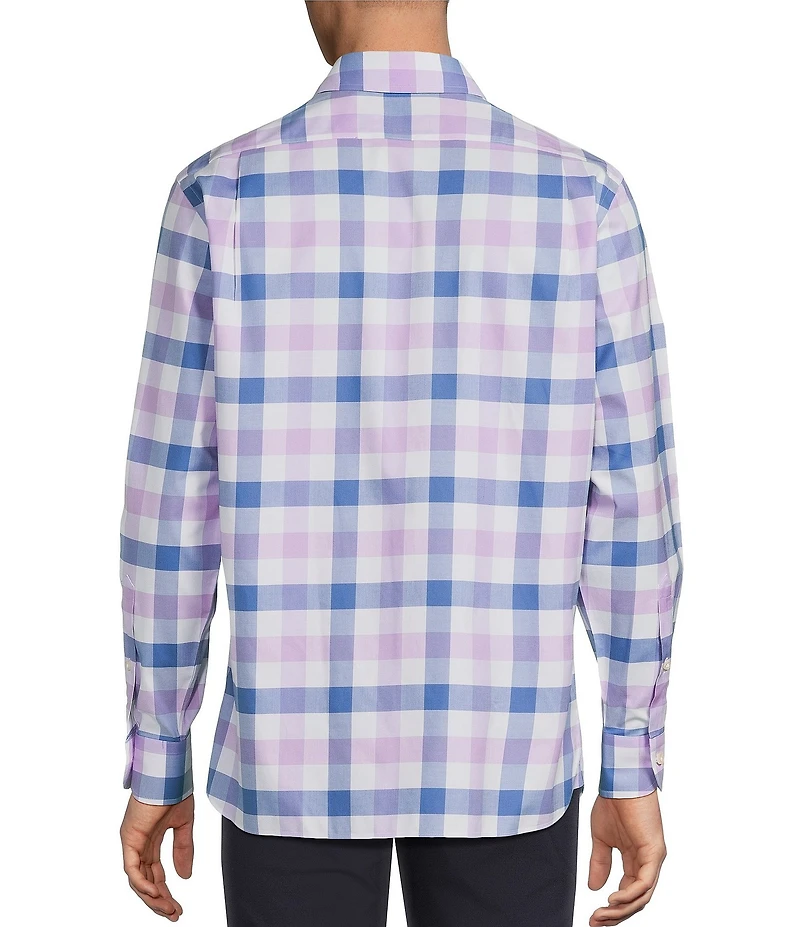 Daniel Cremieux Signature Label Non-Iron Large Plaid Long Sleeve Woven Shirt