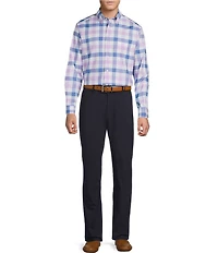 Daniel Cremieux Signature Label Non-Iron Large Plaid Long Sleeve Woven Shirt