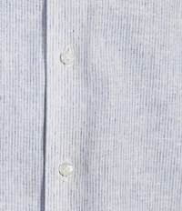 Daniel Cremieux Signature Label Non-Iron Micro Stripe Linen Long Sleeve Woven Shirt
