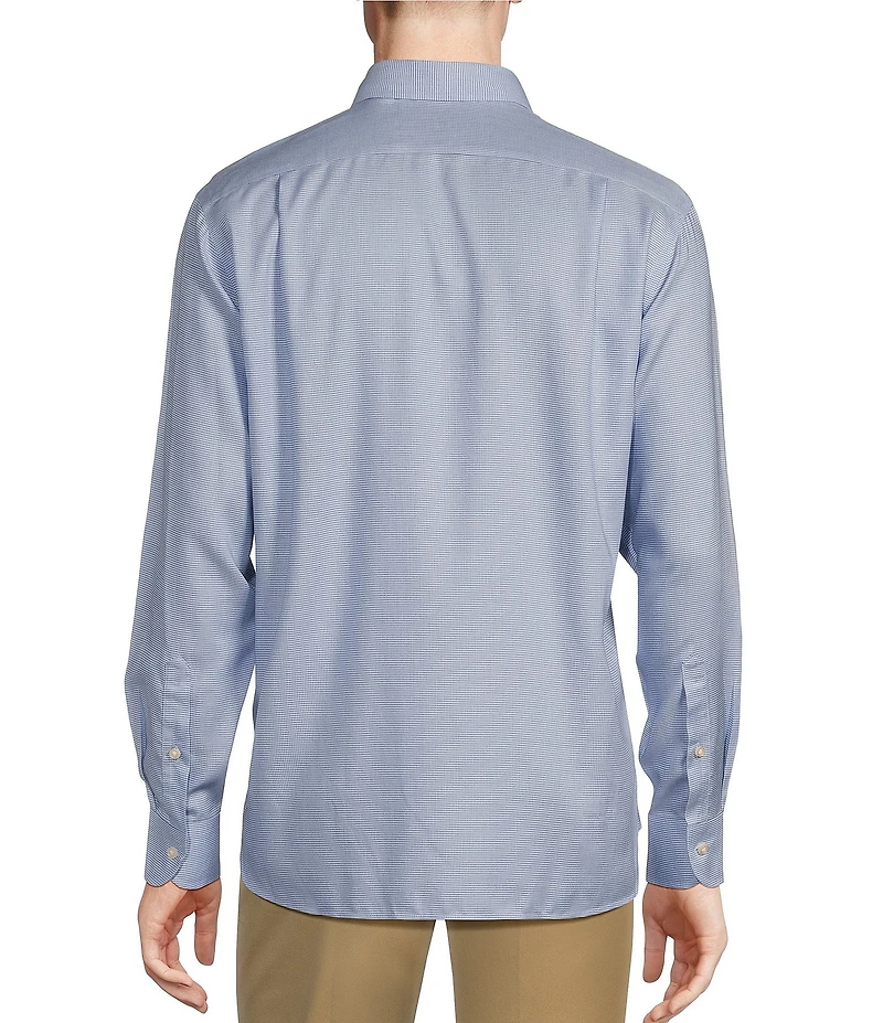 Daniel Cremieux Signature Label Non-Iron Micro Stripe Long Sleeve Woven Shirt