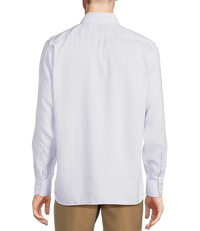 Daniel Cremieux Signature Label Non-Iron Plaid Long Sleeve Woven Shirt
