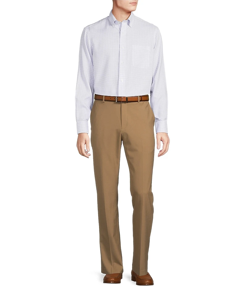 Daniel Cremieux Signature Label Non-Iron Plaid Long Sleeve Woven Shirt