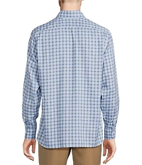 Daniel Cremieux Signature Label Non-Iron Small Plaid Long Sleeve Woven Shirt