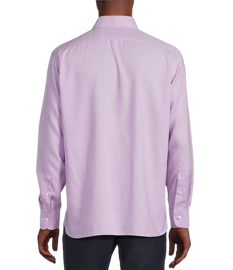 Daniel Cremieux Signature Label Non-Iron Solid Long Sleeve Woven Shirt