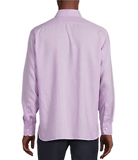 Daniel Cremieux Signature Label Non-Iron Solid Long Sleeve Woven Shirt