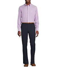 Daniel Cremieux Signature Label Non-Iron Solid Long Sleeve Woven Shirt