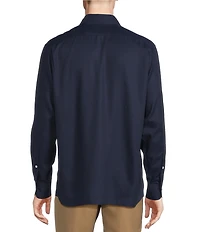 Daniel Cremieux Signature Label Non-Iron Solid Long Sleeve Woven Shirt