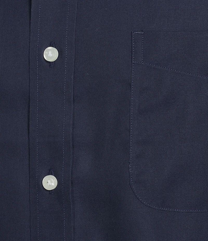Daniel Cremieux Signature Label Non-Iron Solid Long Sleeve Woven Shirt