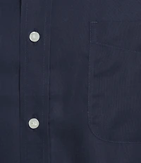 Daniel Cremieux Signature Label Non-Iron Solid Long Sleeve Woven Shirt