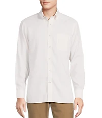 Daniel Cremieux Signature Label Non-Iron Solid Long Sleeve Woven Shirt