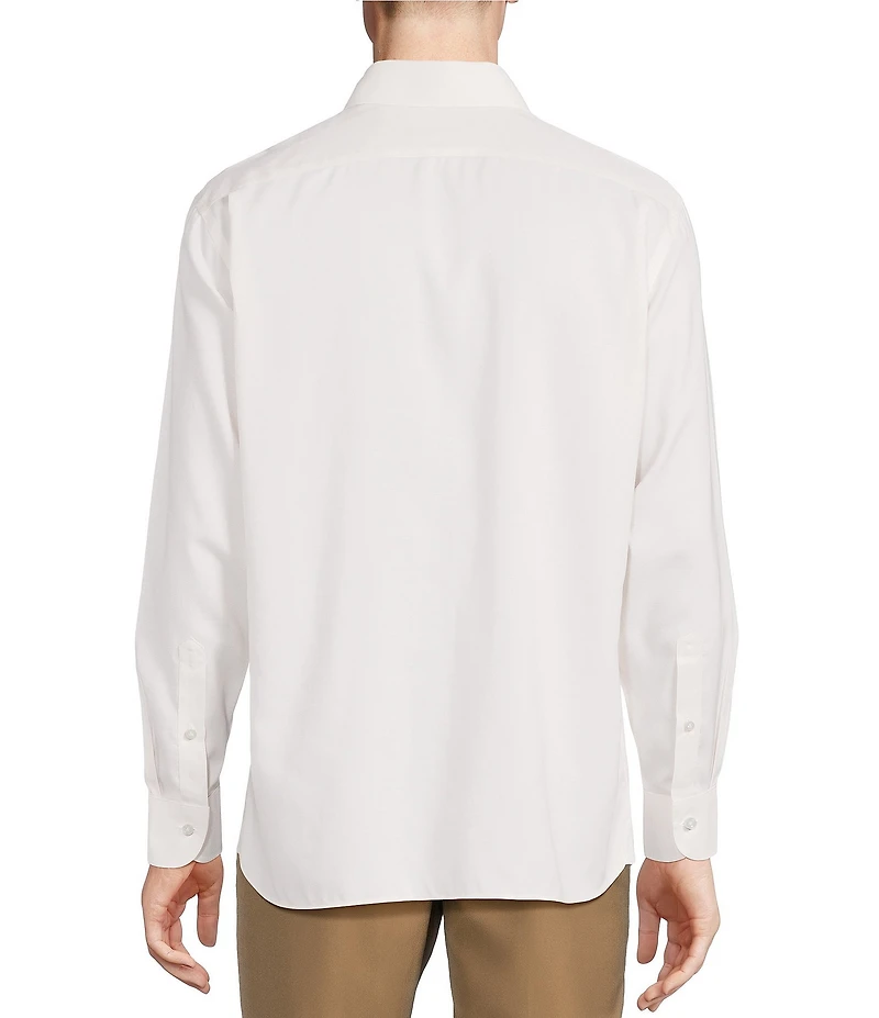 Daniel Cremieux Signature Label Non-Iron Solid Long Sleeve Woven Shirt