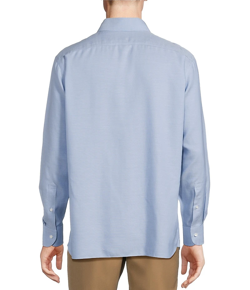 Daniel Cremieux Signature Label Non-Iron Solid Long Sleeve Woven Shirt