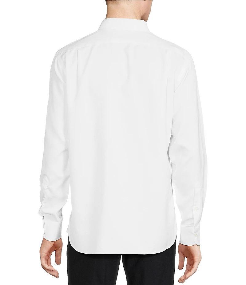 Daniel Cremieux Signature Label Non-Iron Solid Oxford Long Sleeve Woven Shirt