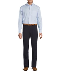 Daniel Cremieux Signature Label Non-Iron Square Geometric Oxford Long Sleeve Woven Shirt