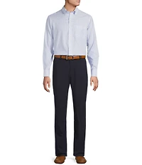 Daniel Cremieux Signature Label Non-Iron Stripe Oxford Long Sleeve Woven Shirt