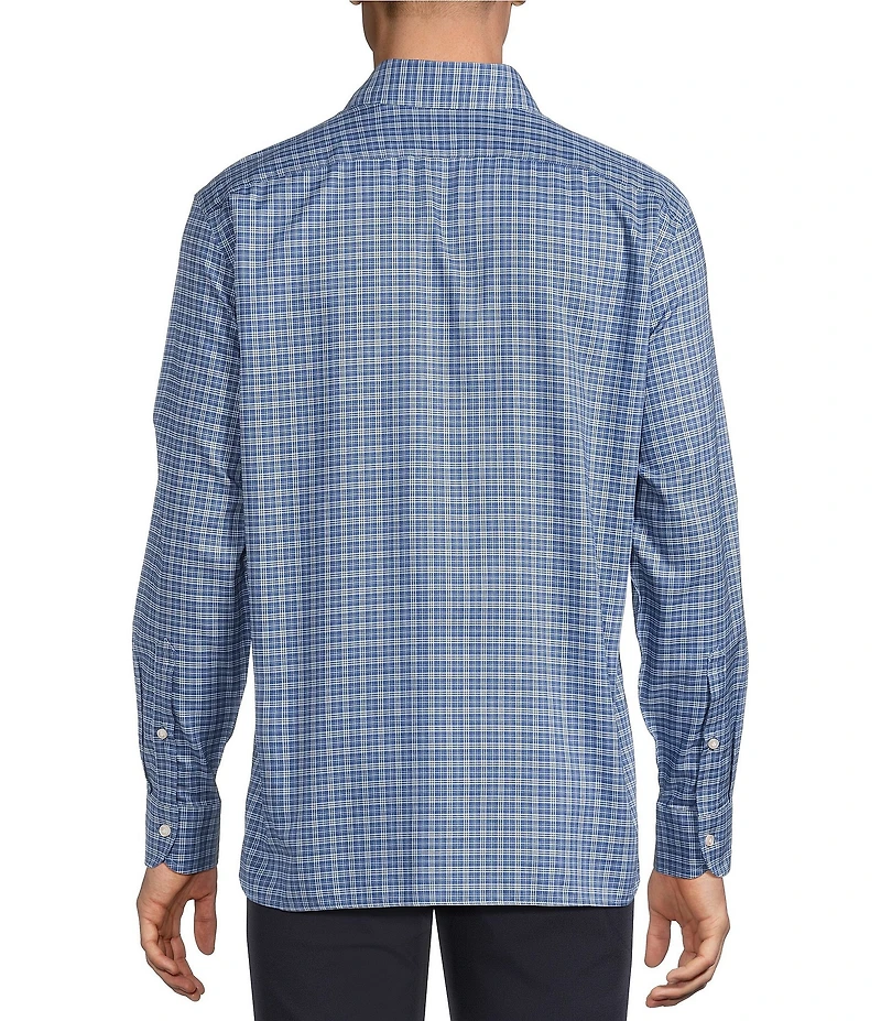 Daniel Cremieux Signature Label Non-Iron Traditional Plaid Oxford Long Sleeve Woven Shirt