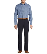 Daniel Cremieux Signature Label Non-Iron Traditional Plaid Oxford Long Sleeve Woven Shirt