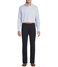 Daniel Cremieux Signature Label Non-Iron Traditional Plaid Oxford Long Sleeve Woven Shirt