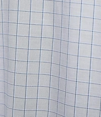 Daniel Cremieux Signature Label Non-Iron Windowpane Long Sleeve Woven Shirt