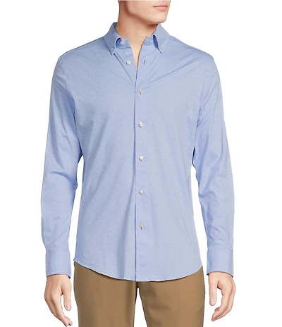 Daniel Cremieux Signature Label Paisley Print Luxe Stretch Long Sleeve Woven Shirt