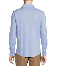Daniel Cremieux Signature Label Paisley Print Luxe Stretch Long Sleeve Woven Shirt