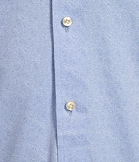 Daniel Cremieux Signature Label Paisley Print Luxe Stretch Long Sleeve Woven Shirt