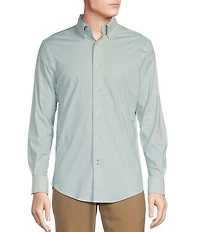Daniel Cremieux Signature Label Paisley Print Luxe Stretch Long Sleeve Woven Shirt