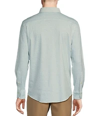Daniel Cremieux Signature Label Paisley Print Luxe Stretch Long Sleeve Woven Shirt