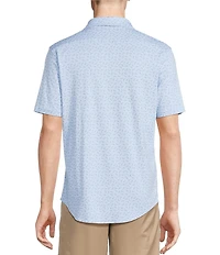 Daniel Cremieux Signature Label Paisley Print Short Sleeve Coatfront Shirt
