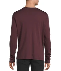 Daniel Cremieux Signature Label Pima Cotton Long Sleeve Striped T-Shirt