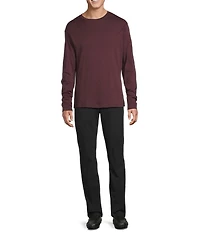 Daniel Cremieux Signature Label Pima Cotton Long Sleeve Striped T-Shirt