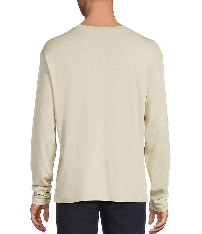 Daniel Cremieux Signature Label Pima Cotton Long Sleeve Striped T-Shirt