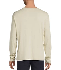 Daniel Cremieux Signature Label Pima Cotton Long Sleeve Striped T-Shirt