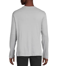 Daniel Cremieux Signature Label Pima Cotton Long Sleeve Striped T-Shirt