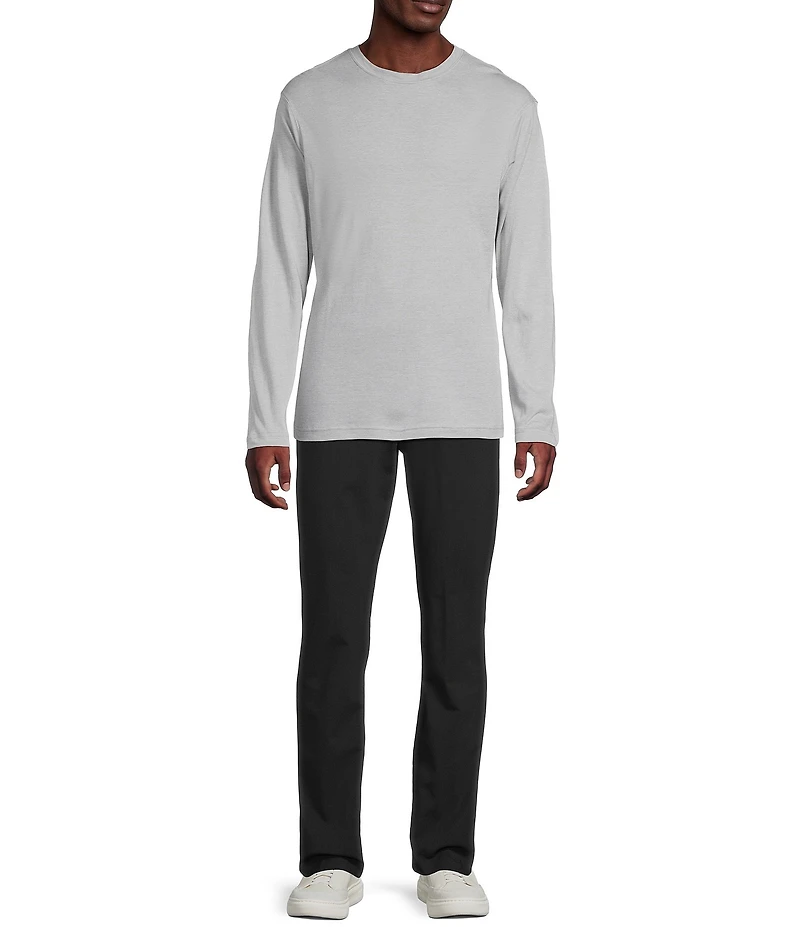 Daniel Cremieux Signature Label Pima Cotton Long Sleeve Striped T-Shirt