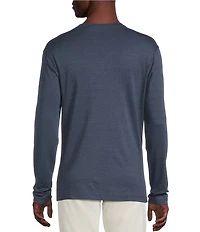 Daniel Cremieux Signature Label Pima Cotton Long Sleeve Striped T-Shirt